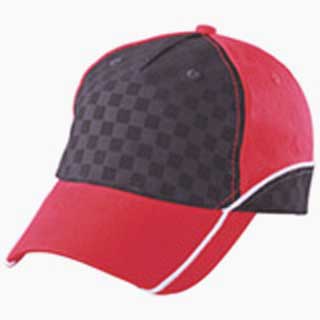 Racing Cap Embossed_hats-company.de_MB6560_red-black-white_also available in black-black-white and black-black-red
